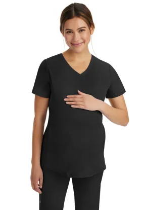 HH Works by Healing Hands Women's Mila Maternity Solid Scrub Top 2510