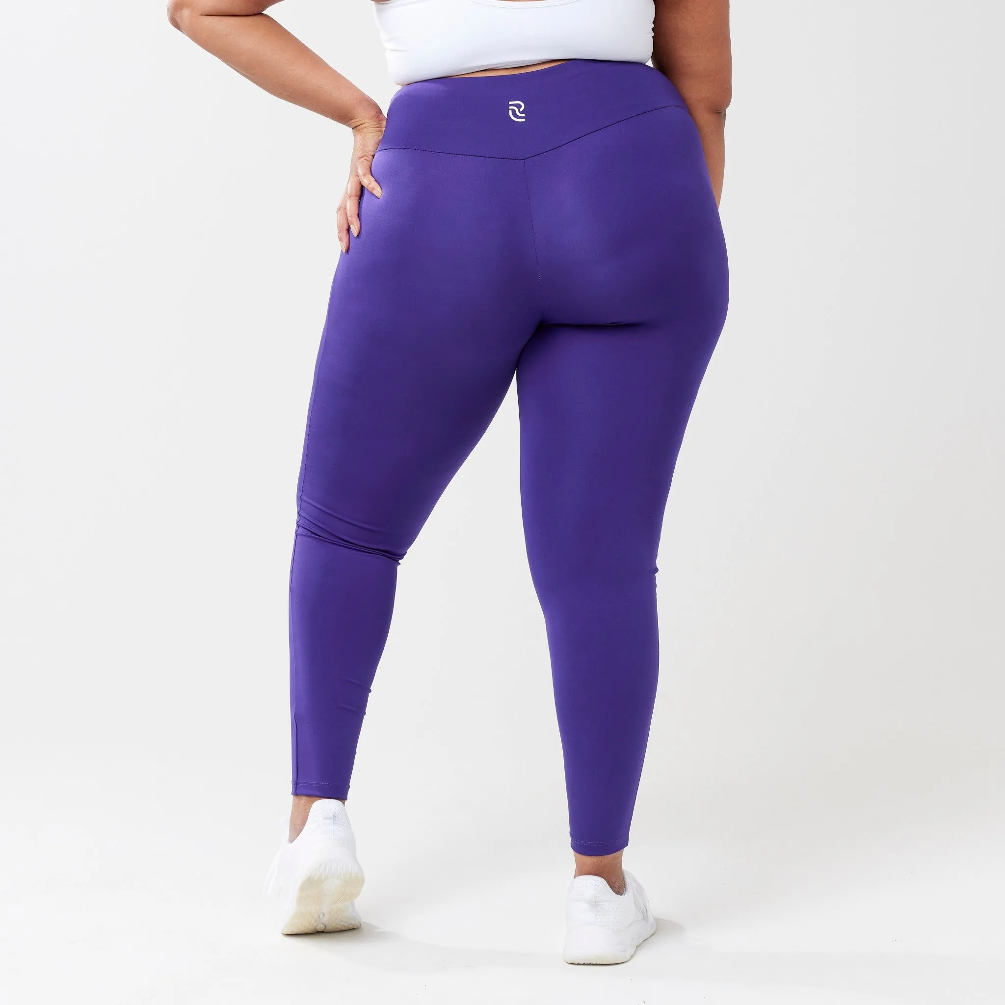 High-Rise Leggings - Purple