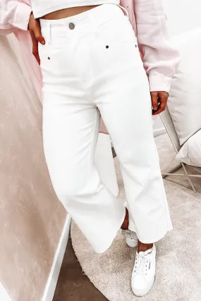 Hilary Pant White