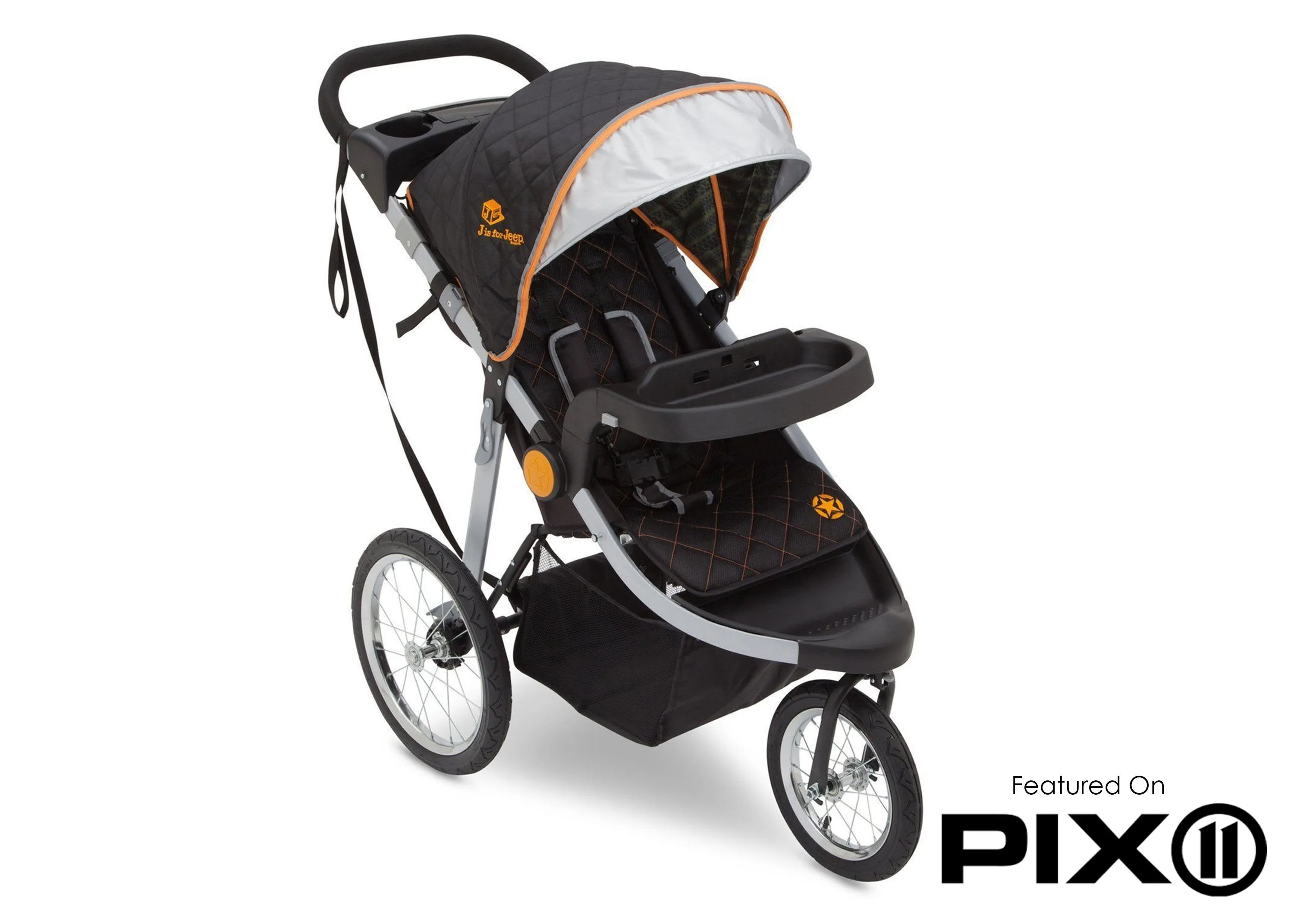 J is for Jeep® Brand Cross-Country All-Terrain Jogging Stroller