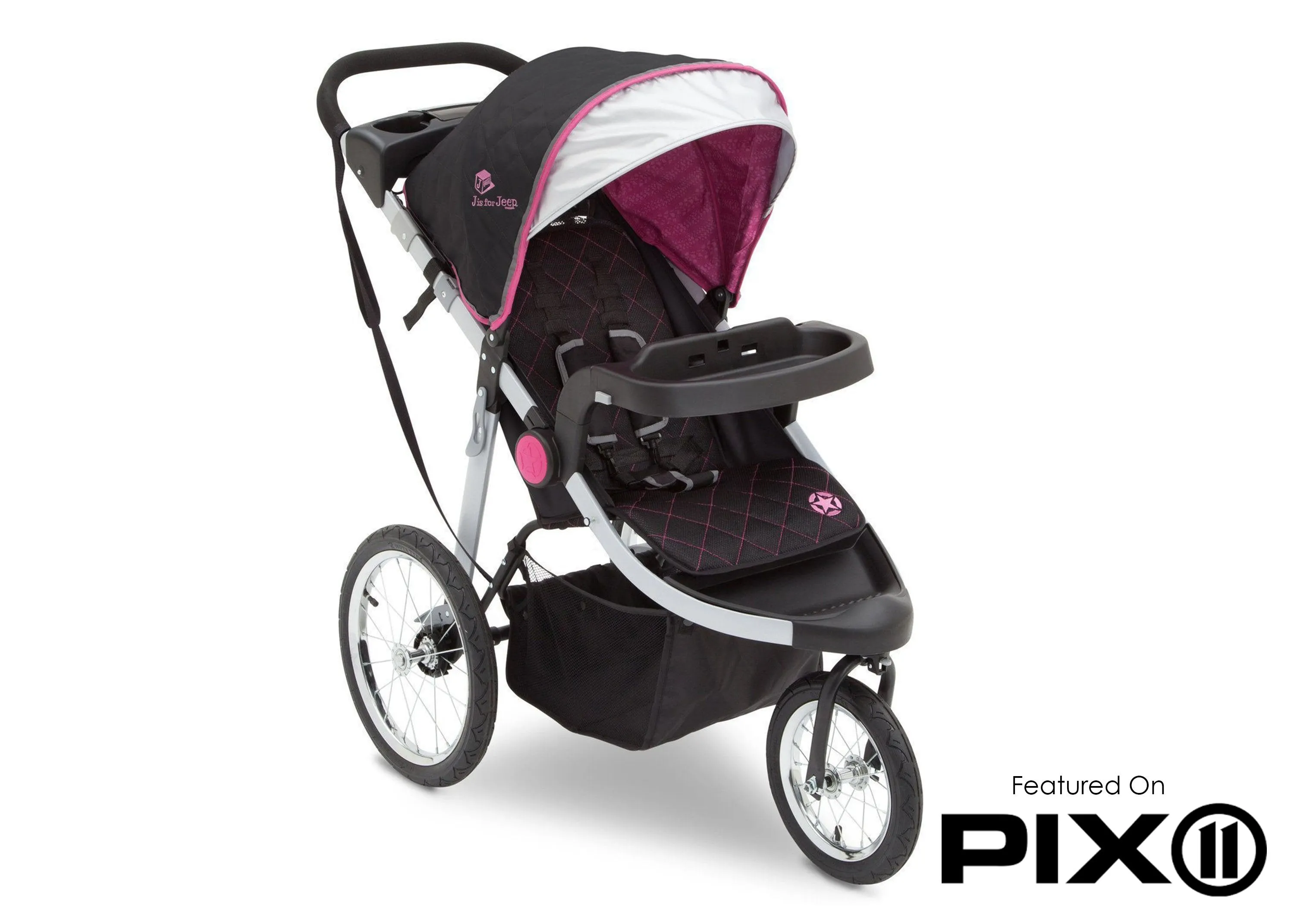 J is for Jeep® Brand Cross-Country All-Terrain Jogging Stroller