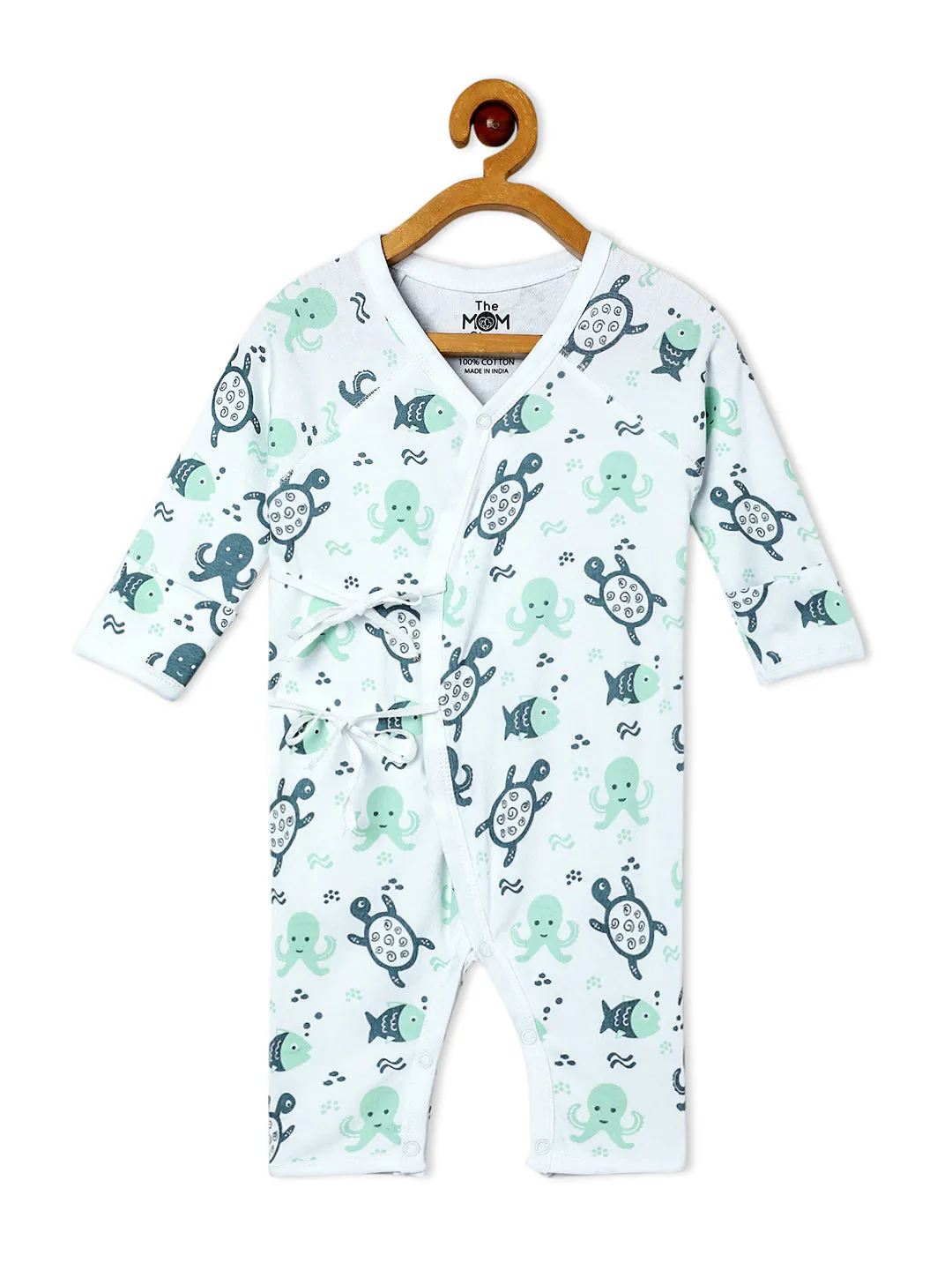 Jabla Style Infant Romper Combo of 2-Turtle Trouble-My Aquarium