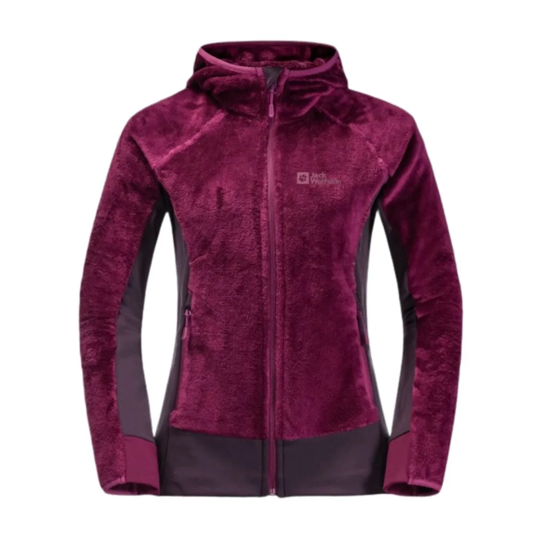 jack wolfskin Rotwand Hooded Full-Zip Women's Fleece Jacket