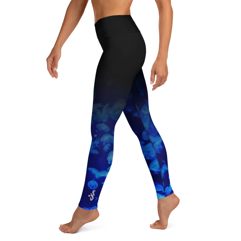 Jellyfish Bloom Leggings - High Waist