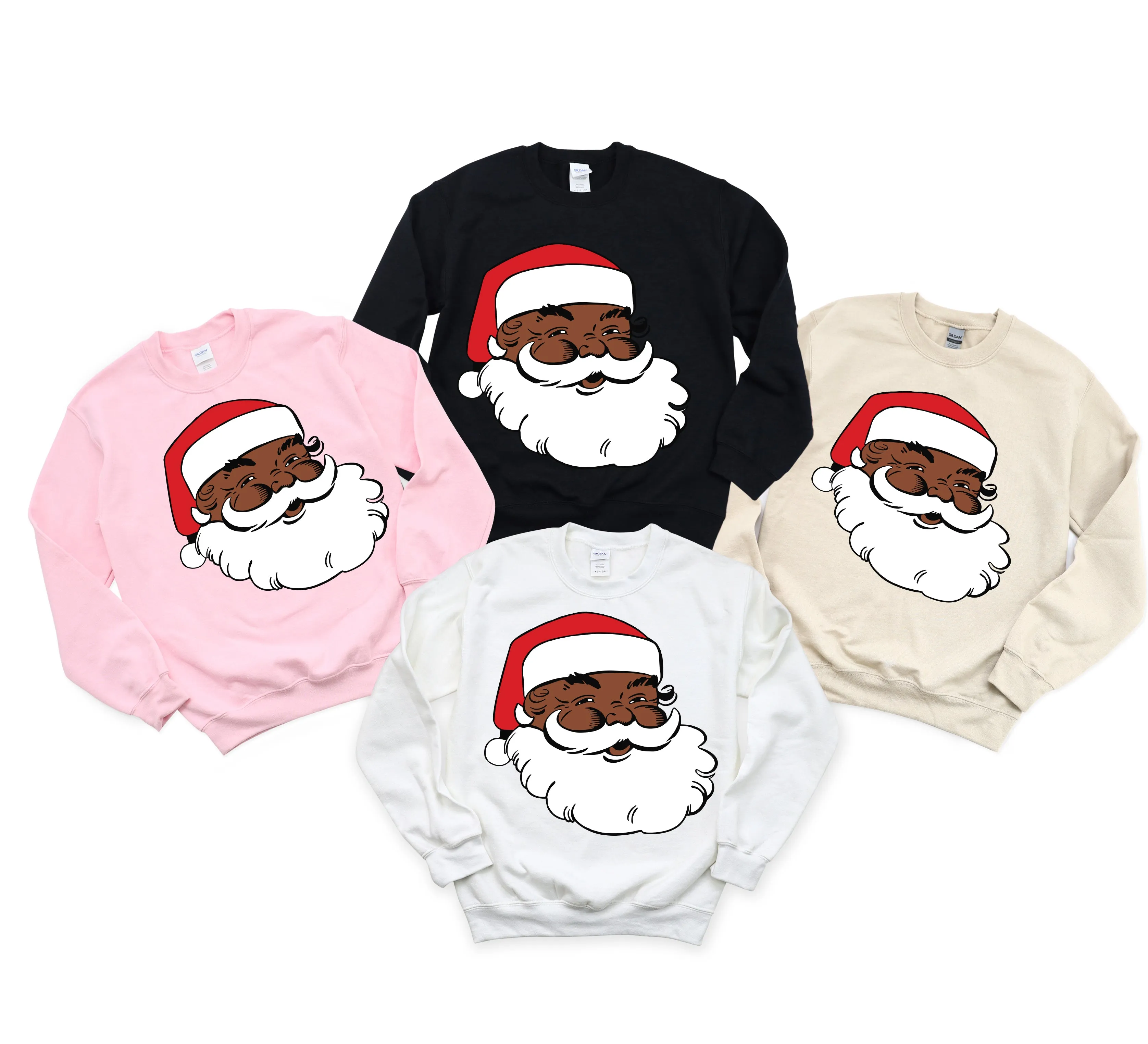 Jolly Santa Christmas Sweatshirt - Youth and Adult