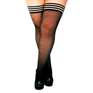 Kixies DannaLynn Black Ribbed Size D