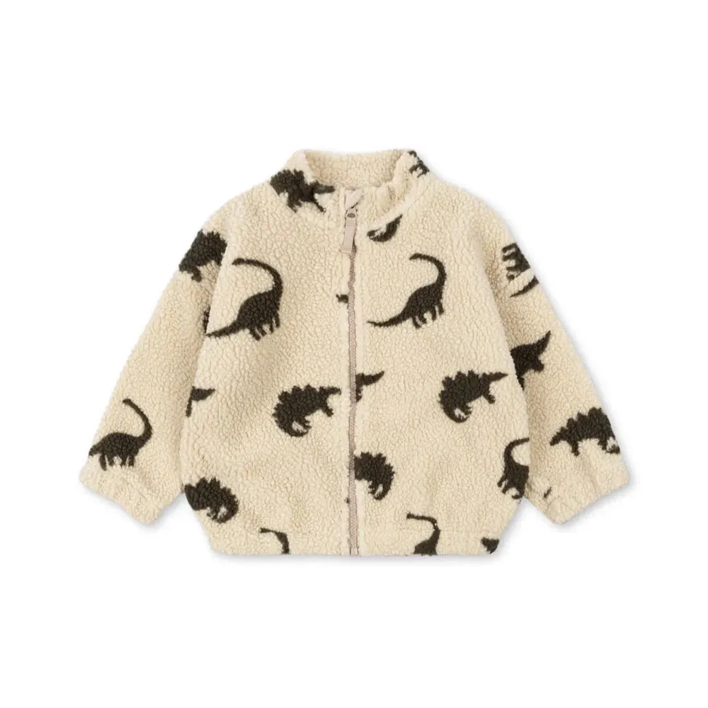 Konges Sløjd - Jody teddy jacket - Dino silhouette