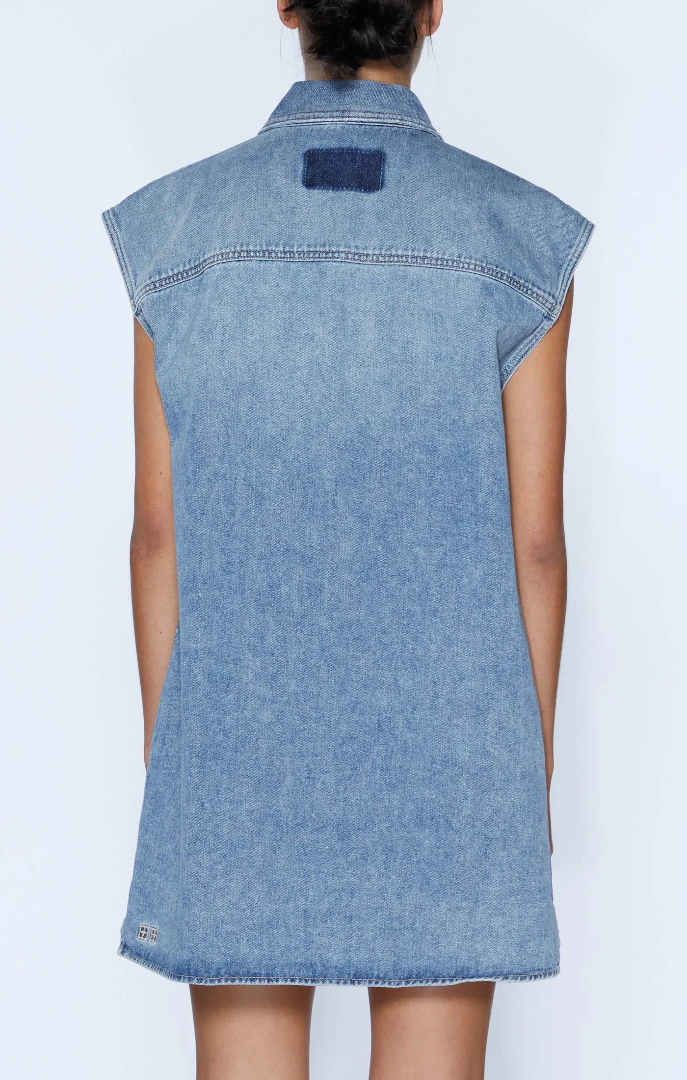 Ksubi Denim Sleeveless Dress - Overkast