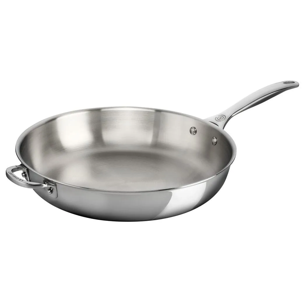 Le Creuset 12.5" Deep Fry Pan with Helper Handle