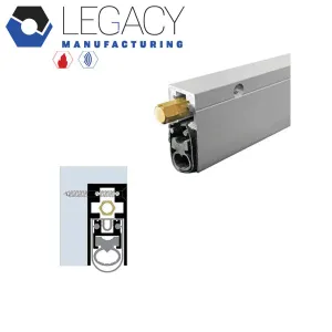 Legacy Manufacturing - 7863 - Semi-Mortised Automatic Door Bottom - 29/32" x 1-15/16" - Clear Anodized Aluminum - Optional Length