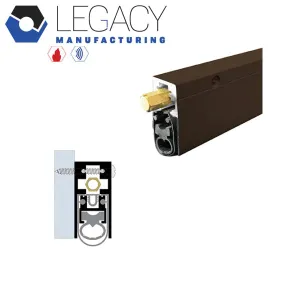 Legacy Manufacturing - 7863 - Semi-Mortised Automatic Door Bottom - 29/32" x 1-15/16" - Dark Bronze Anodized Aluminum - Optional Length