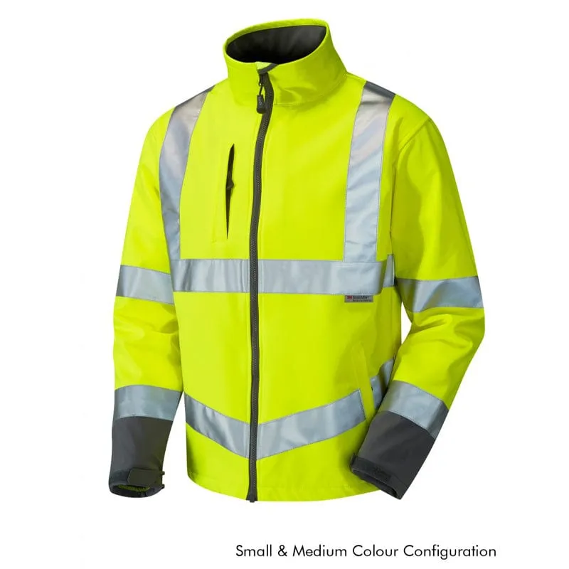 Leo Workwear Buckland Hi-Vis Softshell