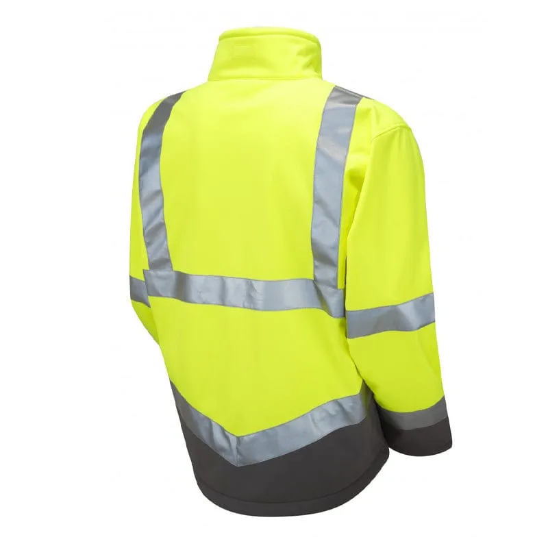 Leo Workwear Buckland Hi-Vis Softshell