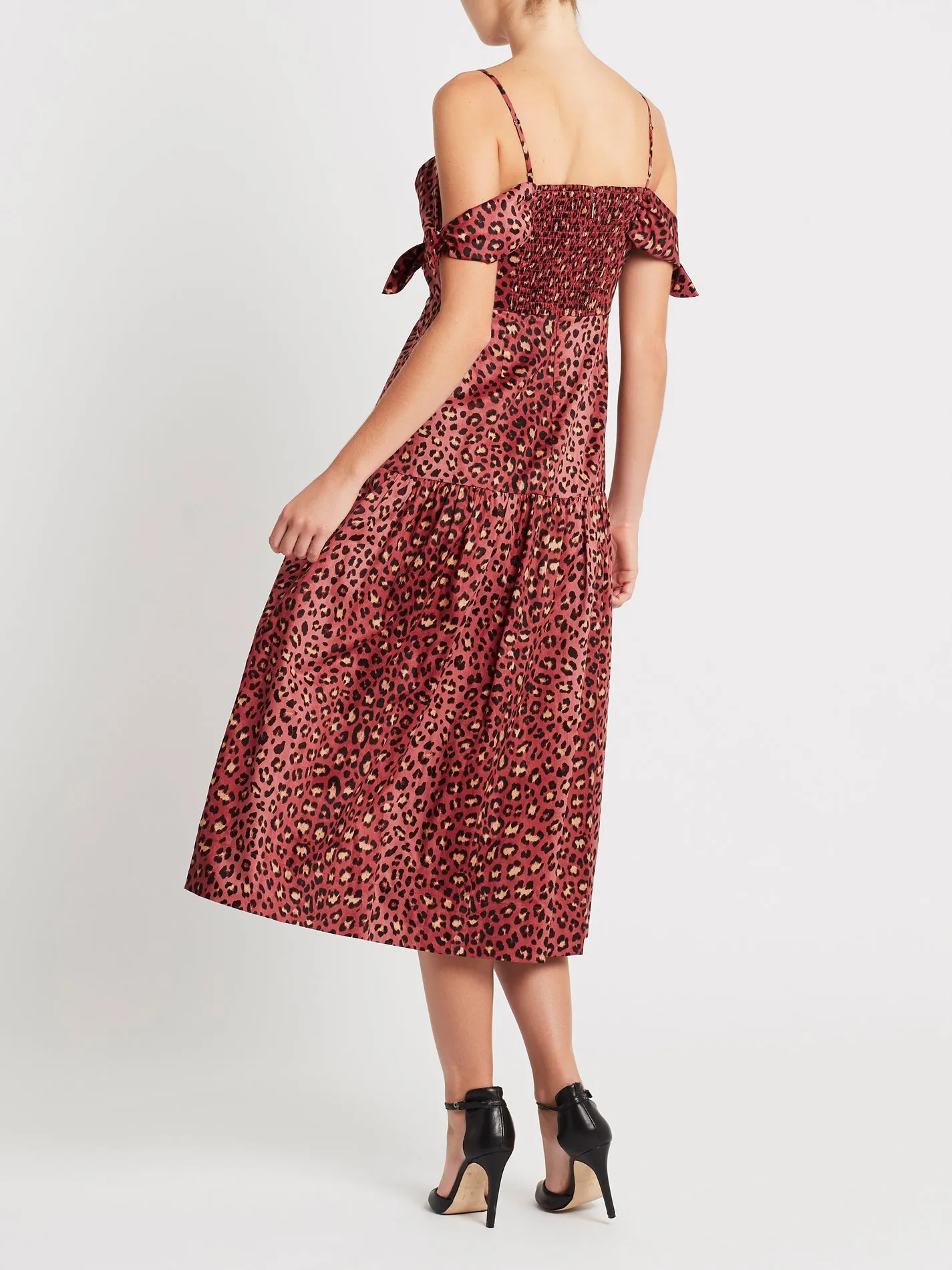 Leopard Bow Dress