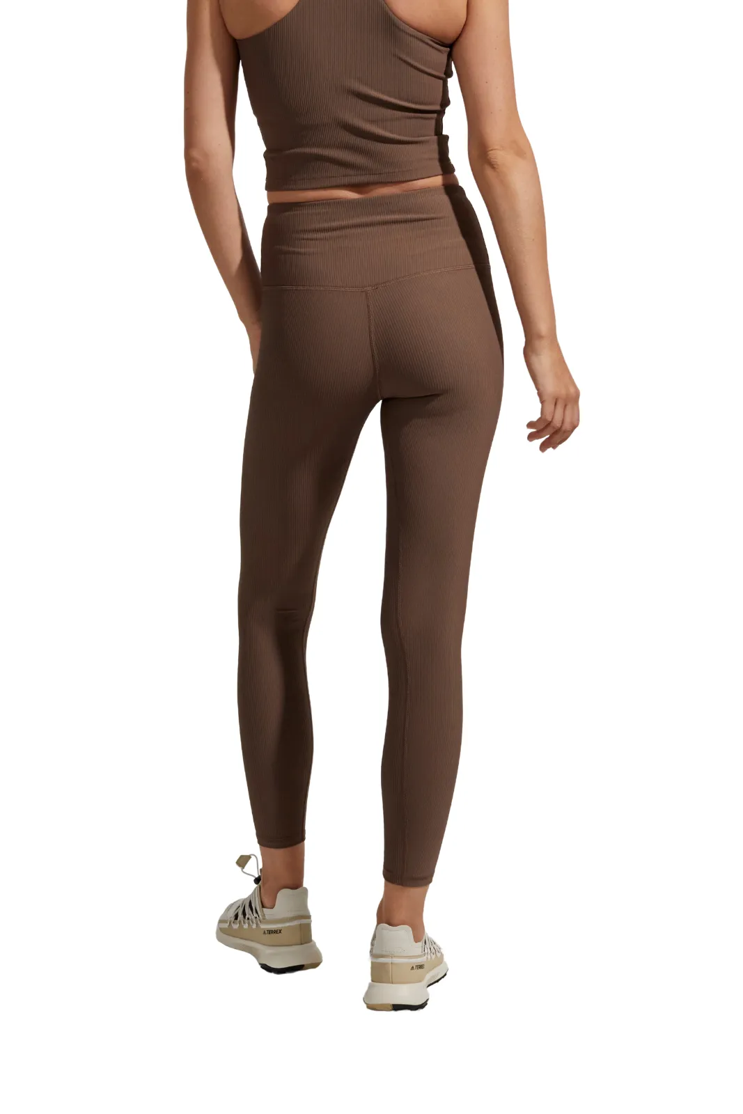 Lets Move Rib High Legging 25 Carob