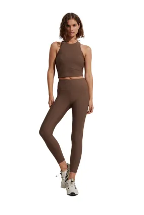 Lets Move Rib High Legging 25 Carob