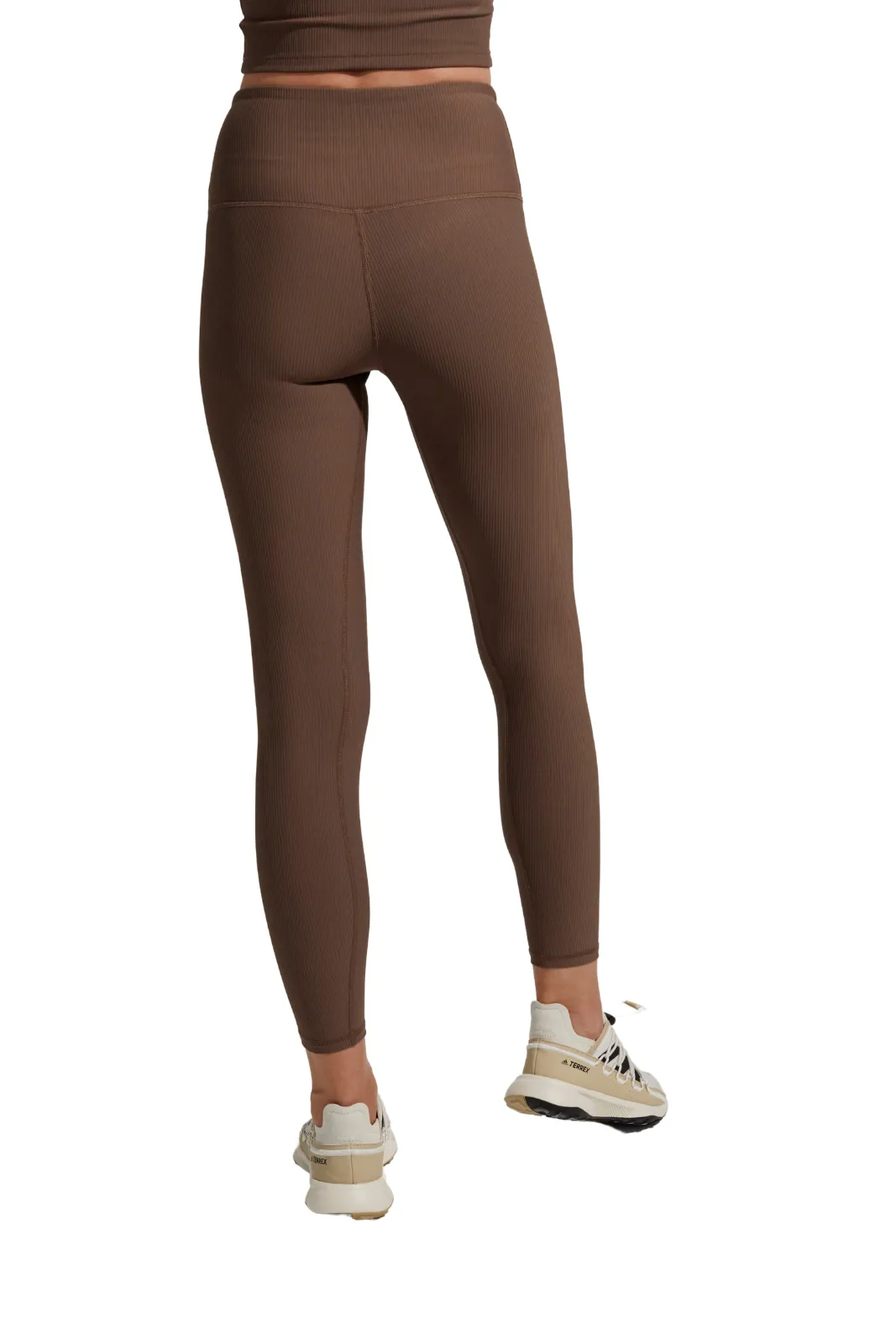 Lets Move Rib High Legging 25 Carob