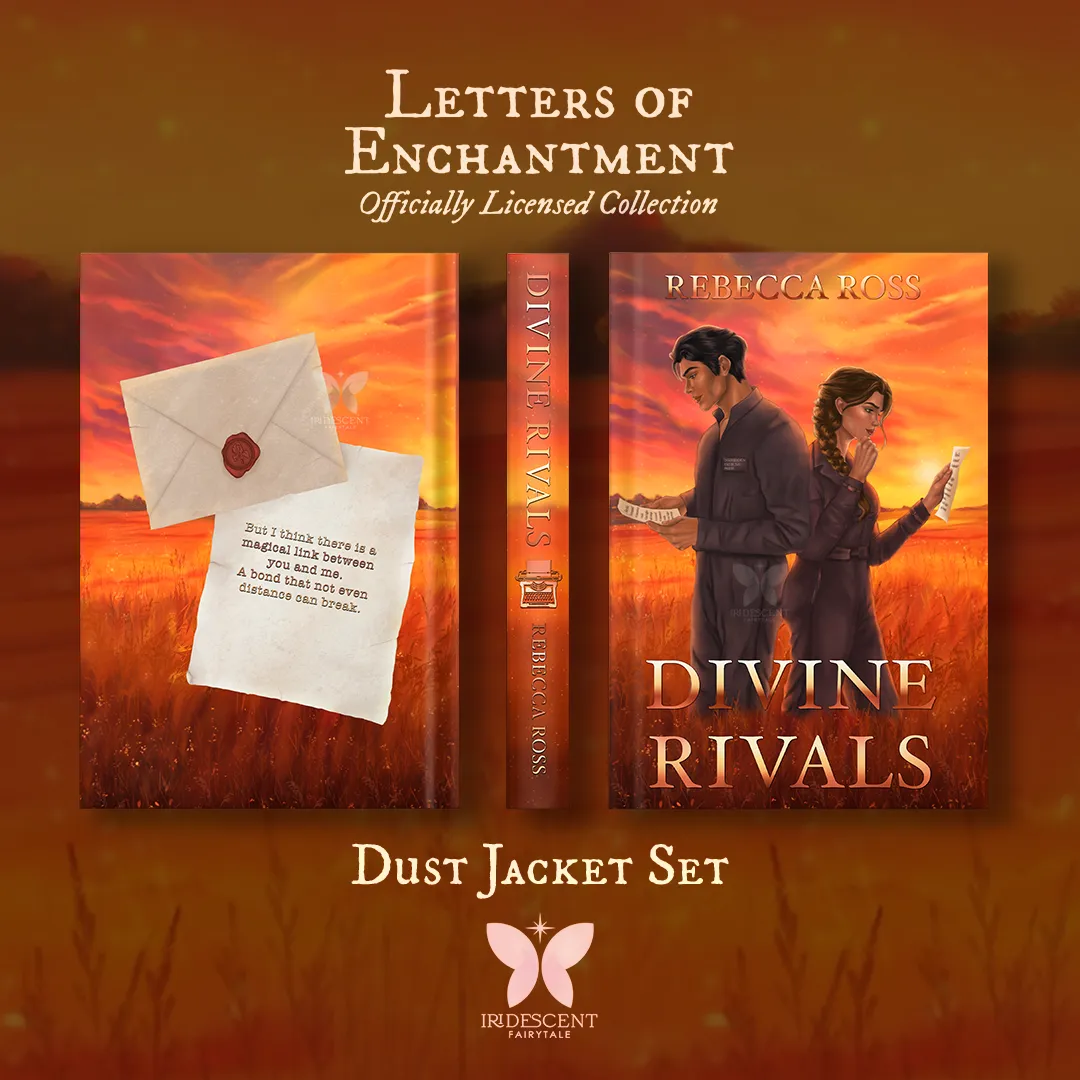 Letters of Enchantment Series by Rebecca Ross - Metallic Foiled Dust Jacket Set - Officially Licensed