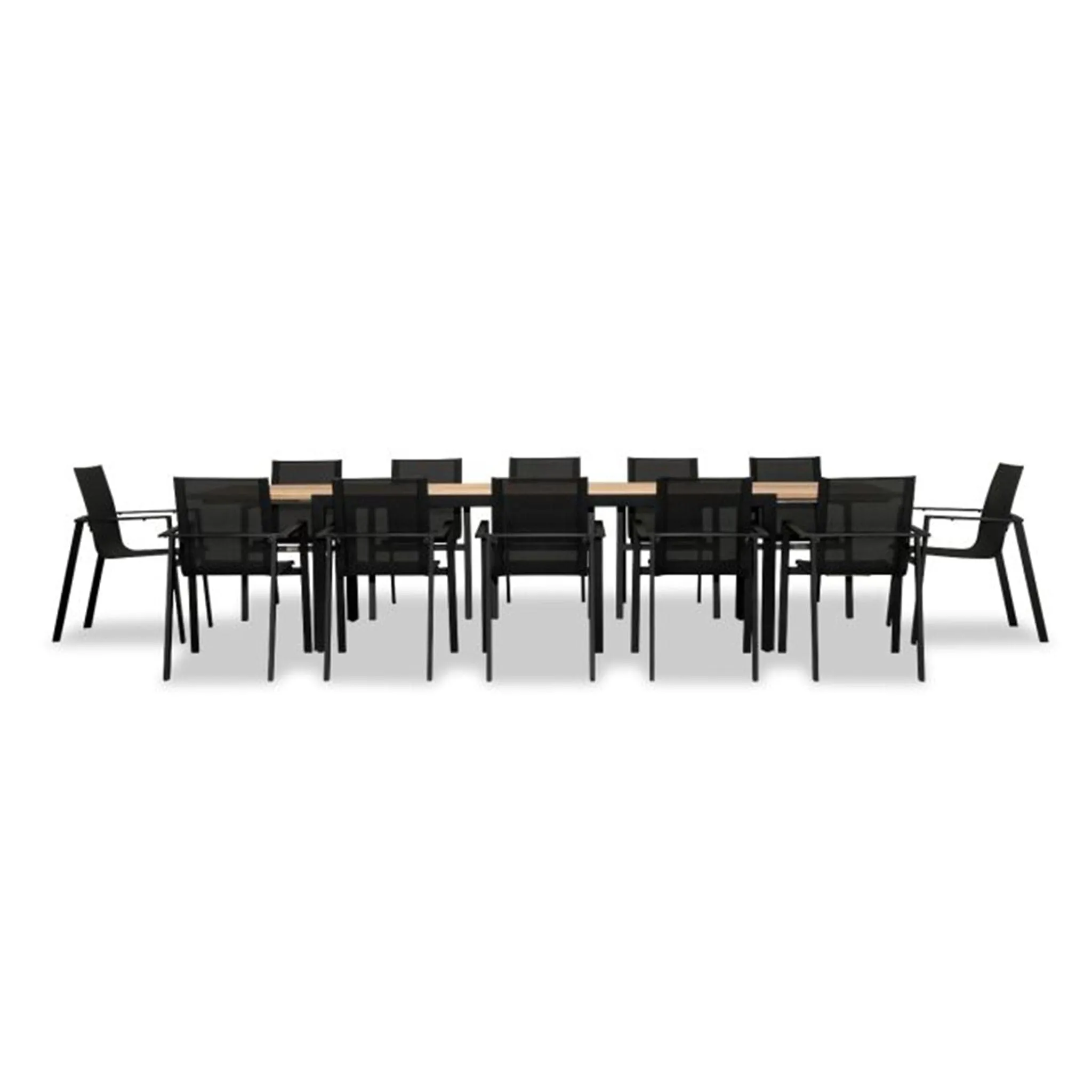 Lift Communal 12 Seat Extendable Reclaimed Teak Dining Set