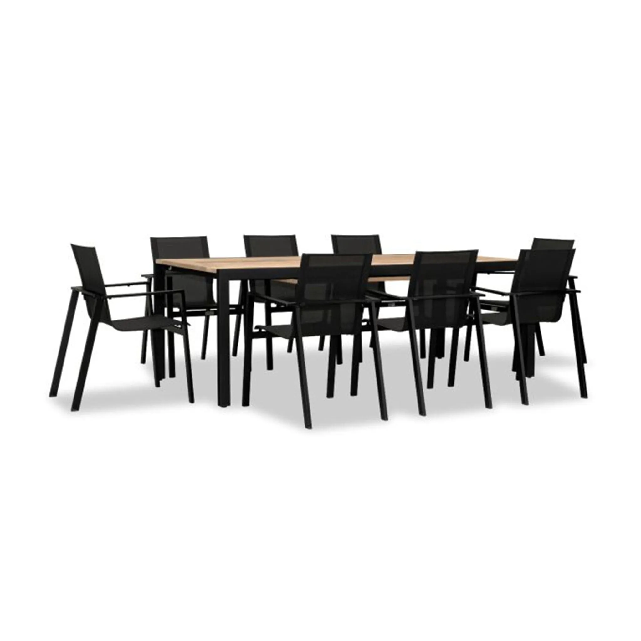 Lift Communal 8 Seat Extendable Reclaimed Teak Dining Set