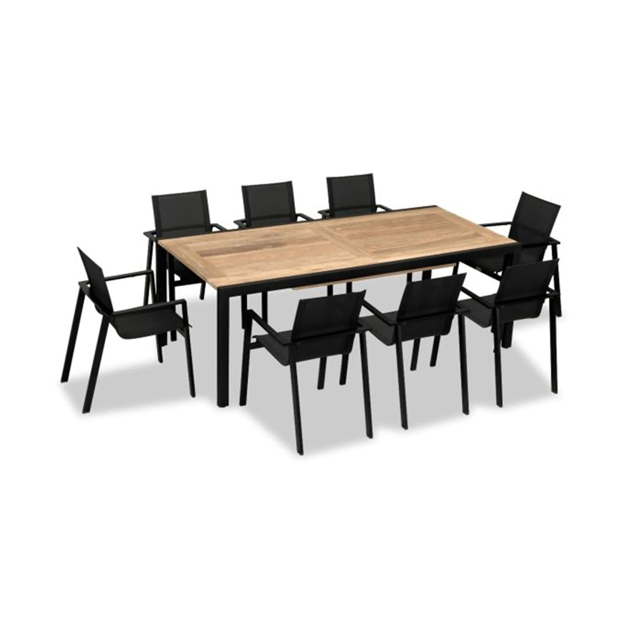 Lift Communal 8 Seat Extendable Reclaimed Teak Dining Set