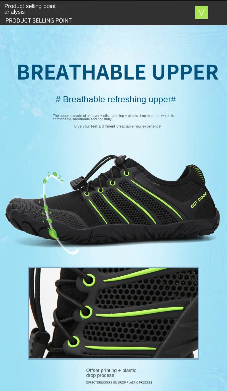 Lightweight Quick-Dry Beach Shoes with Drainage