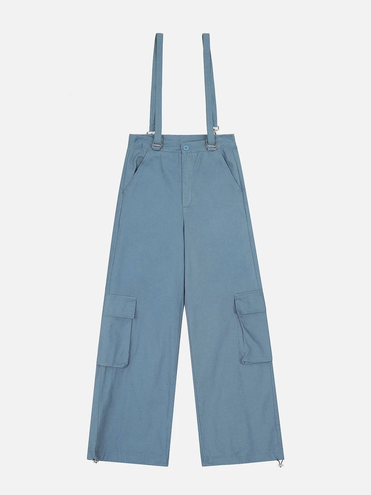 Long Ribbon Big Pocket Cargo Pants