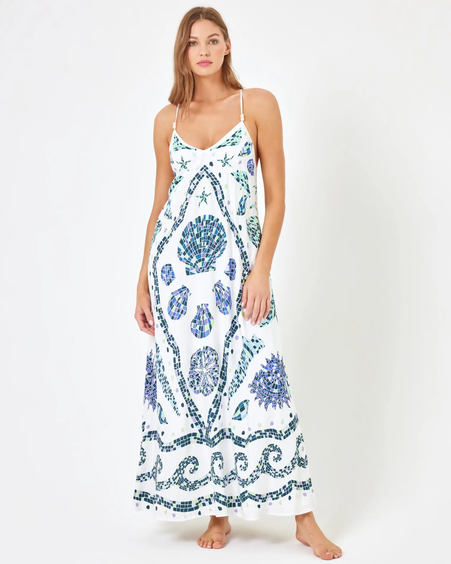 LSPACE X Anthropologie Marina Dress - Washed Ashore