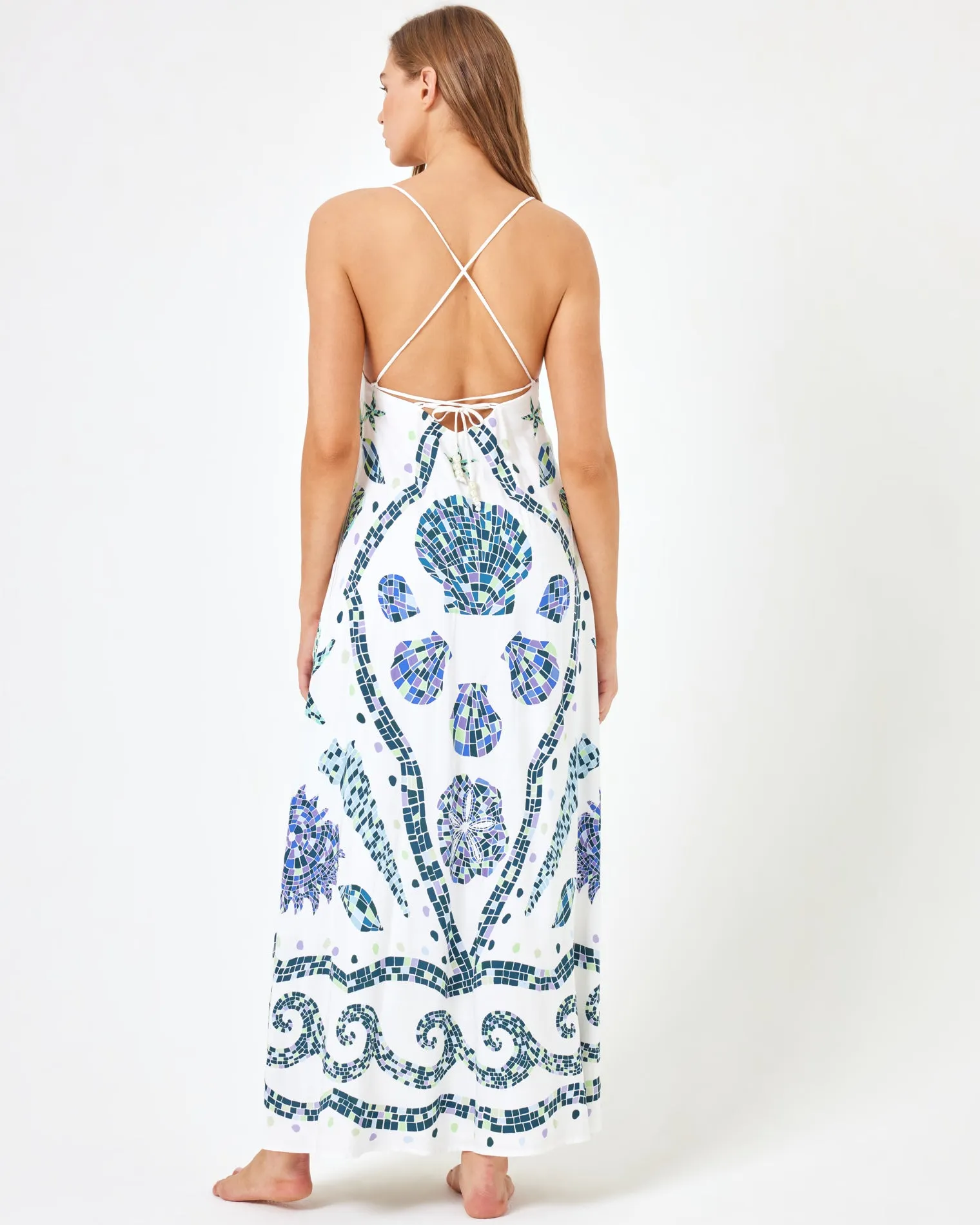 LSPACE X Anthropologie Marina Dress - Washed Ashore