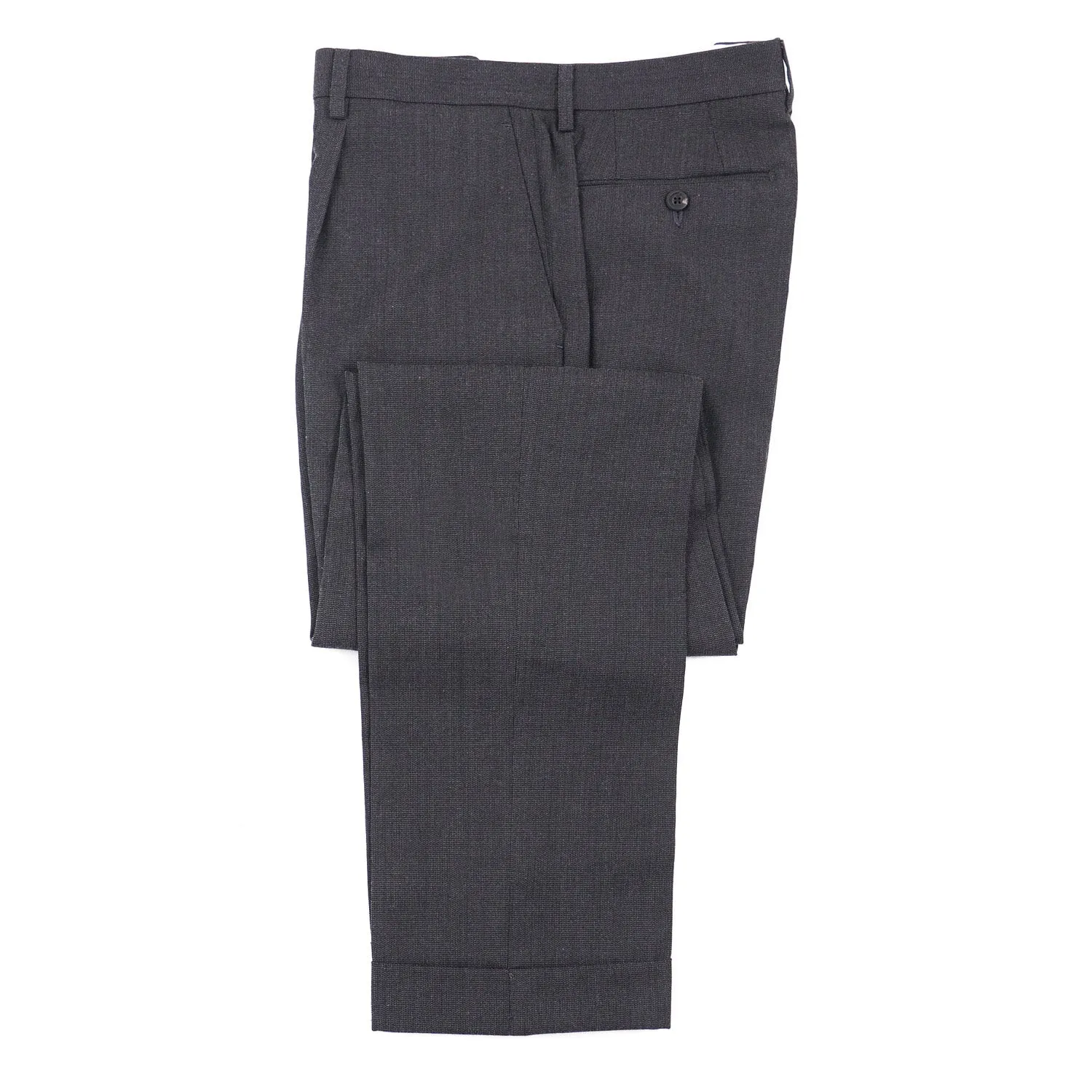 Luigi Borrelli Wool and Cotton Dress Pants