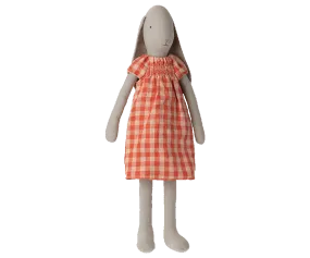 Maileg Size 5 Bunny Rabbit Checked Gingham Dress SOLD OUT