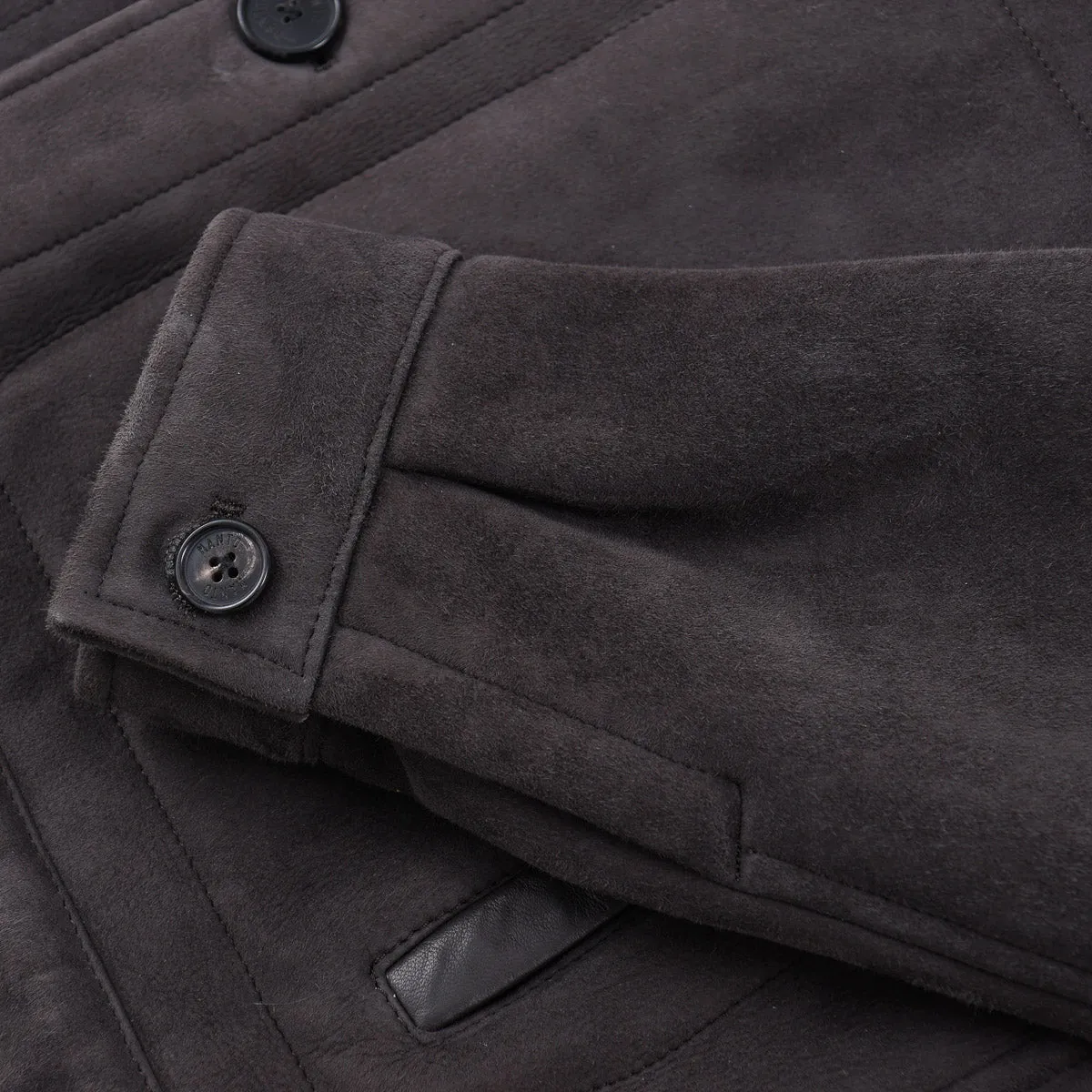 Manto Shearling Leather Blouson Jacket