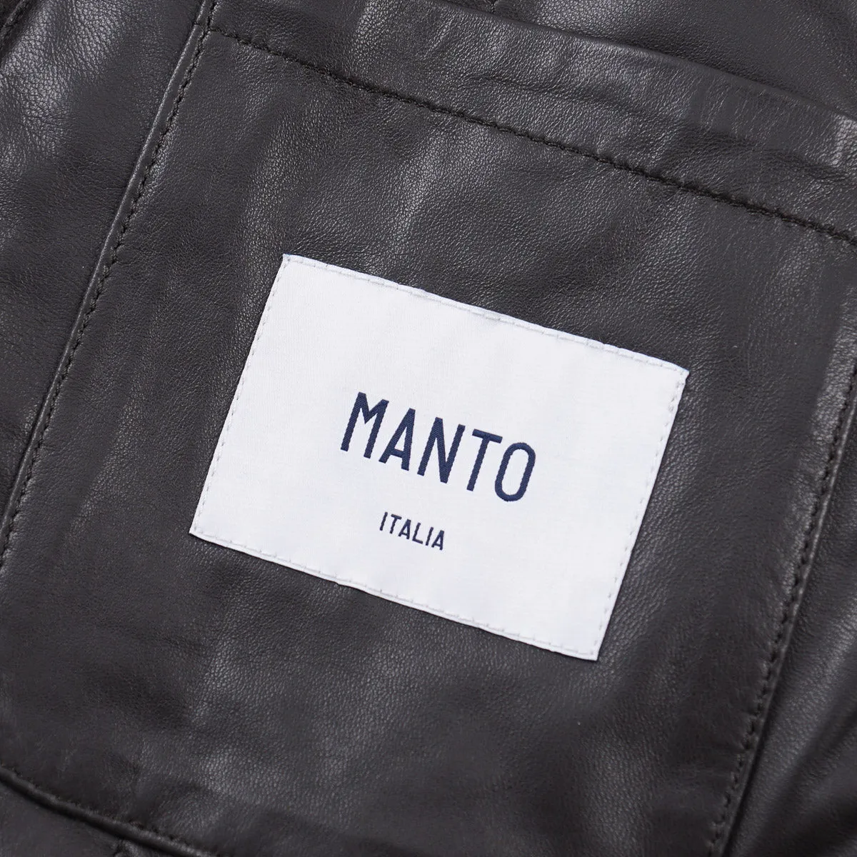 Manto Shearling Leather Blouson Jacket