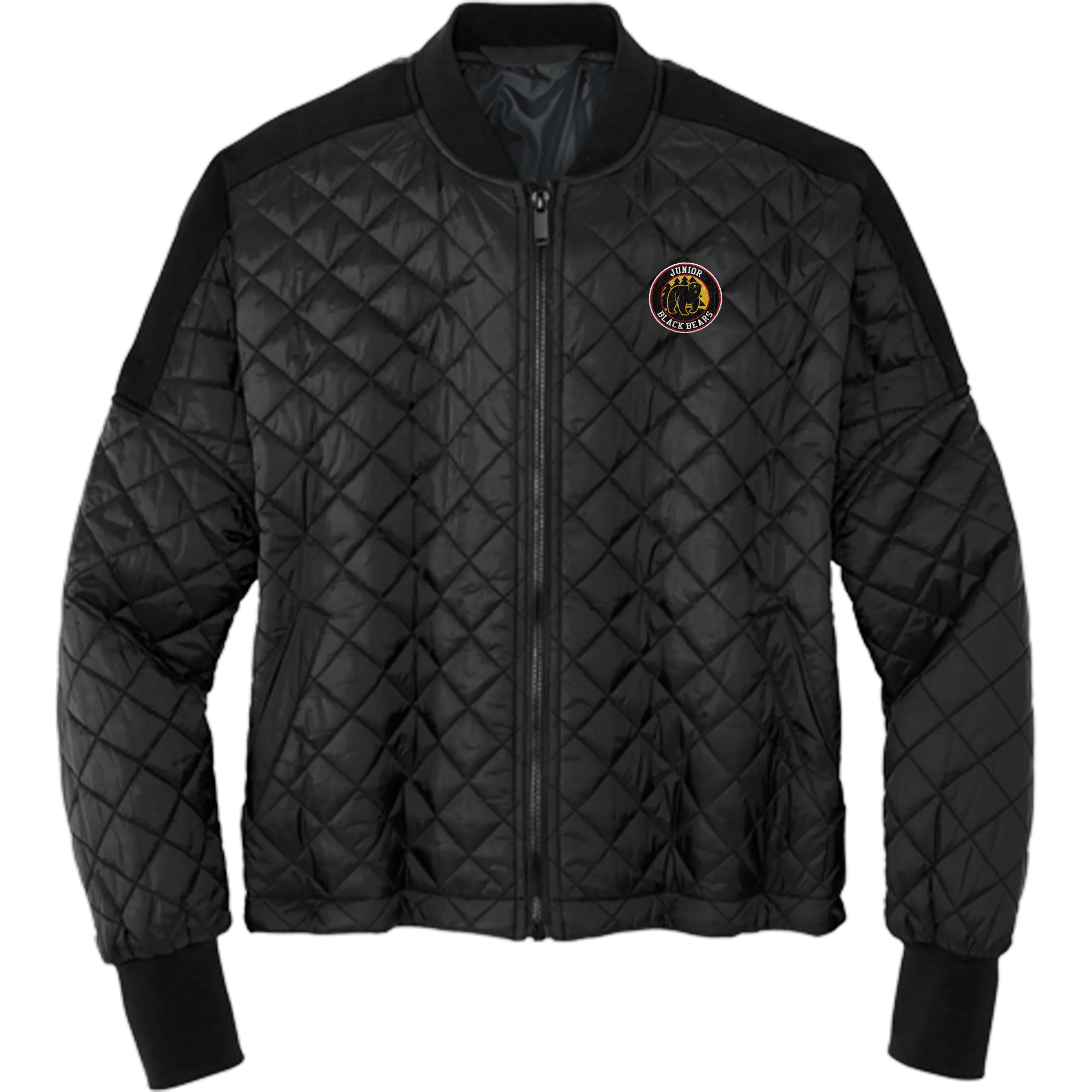 MD Jr. Black Bears Mercer Mettle Womens Boxy Quilted Jacket