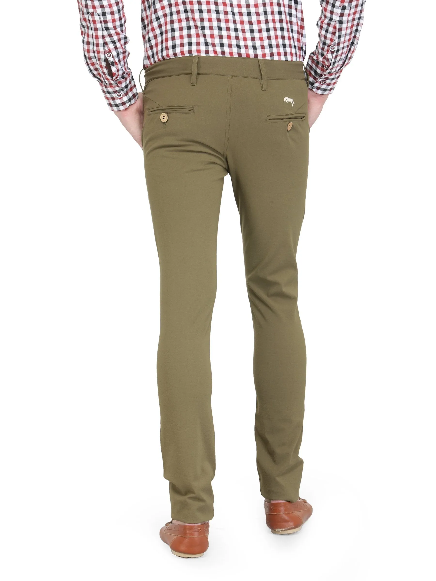 Men Alex Plain Pant Slim Fit