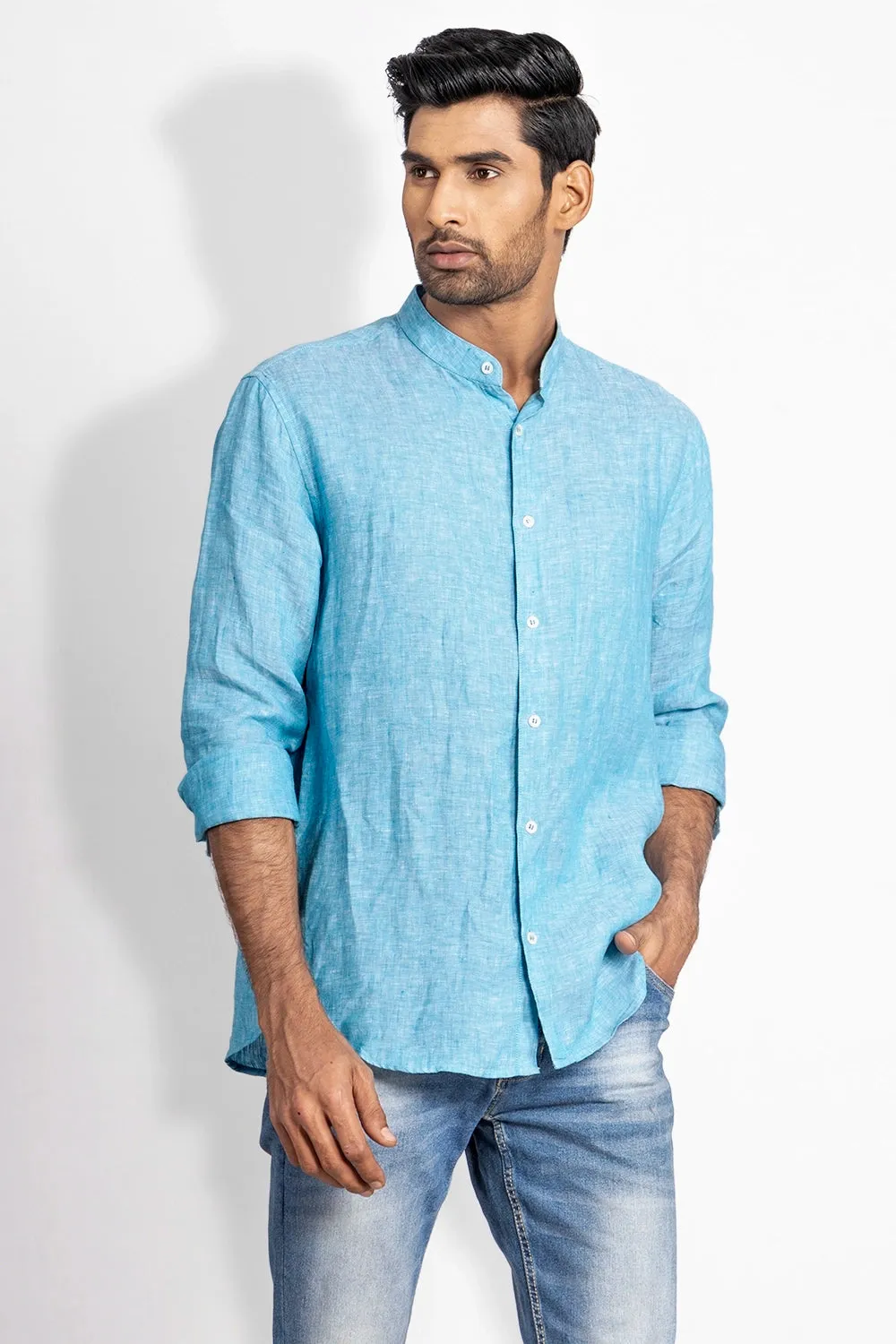 Men's Casual Linen Shirt