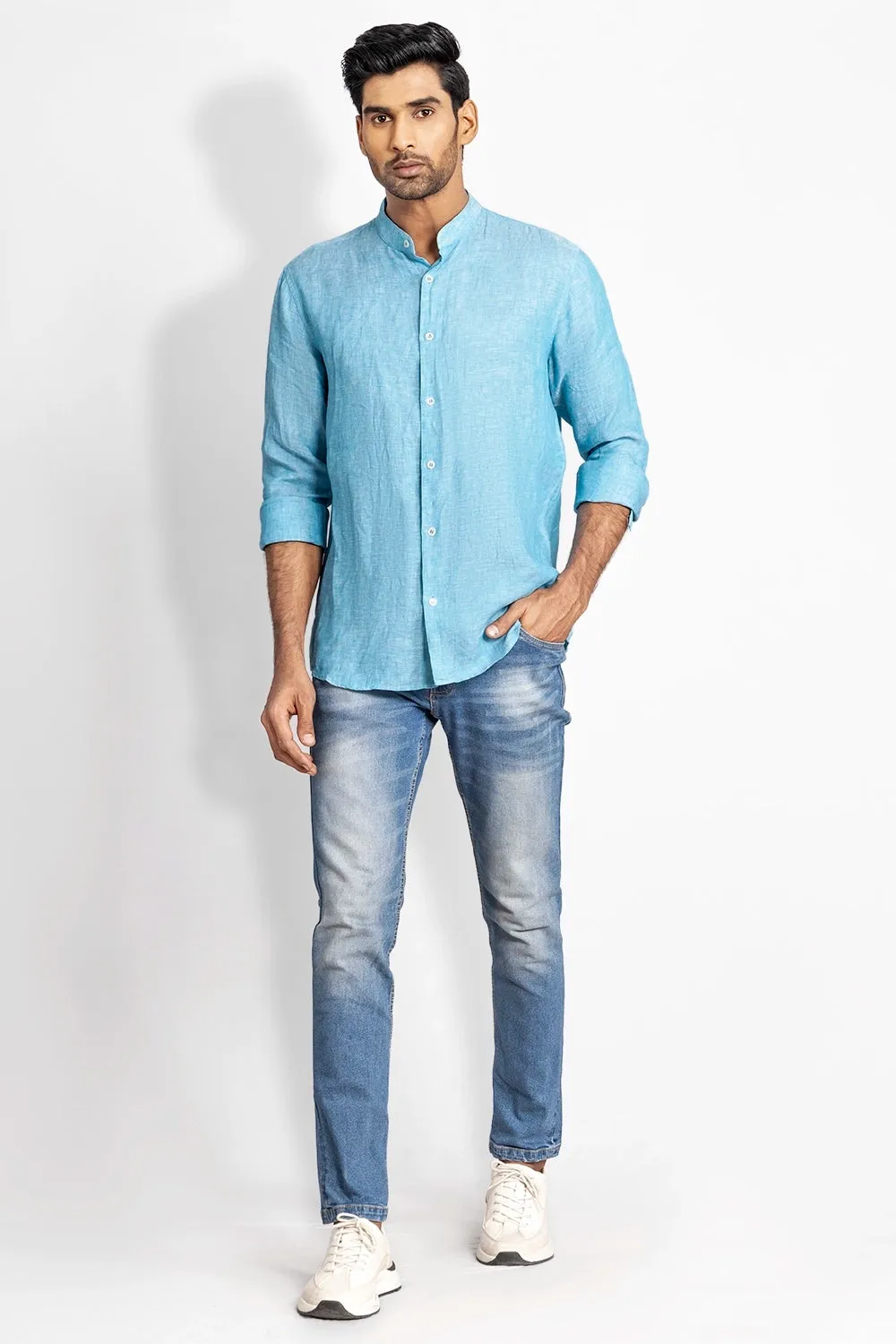 Men's Casual Linen Shirt