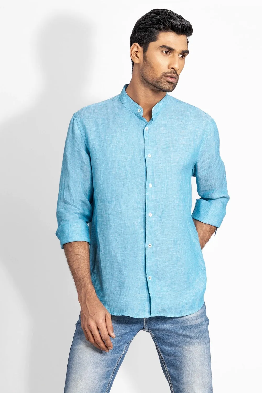 Men's Casual Linen Shirt