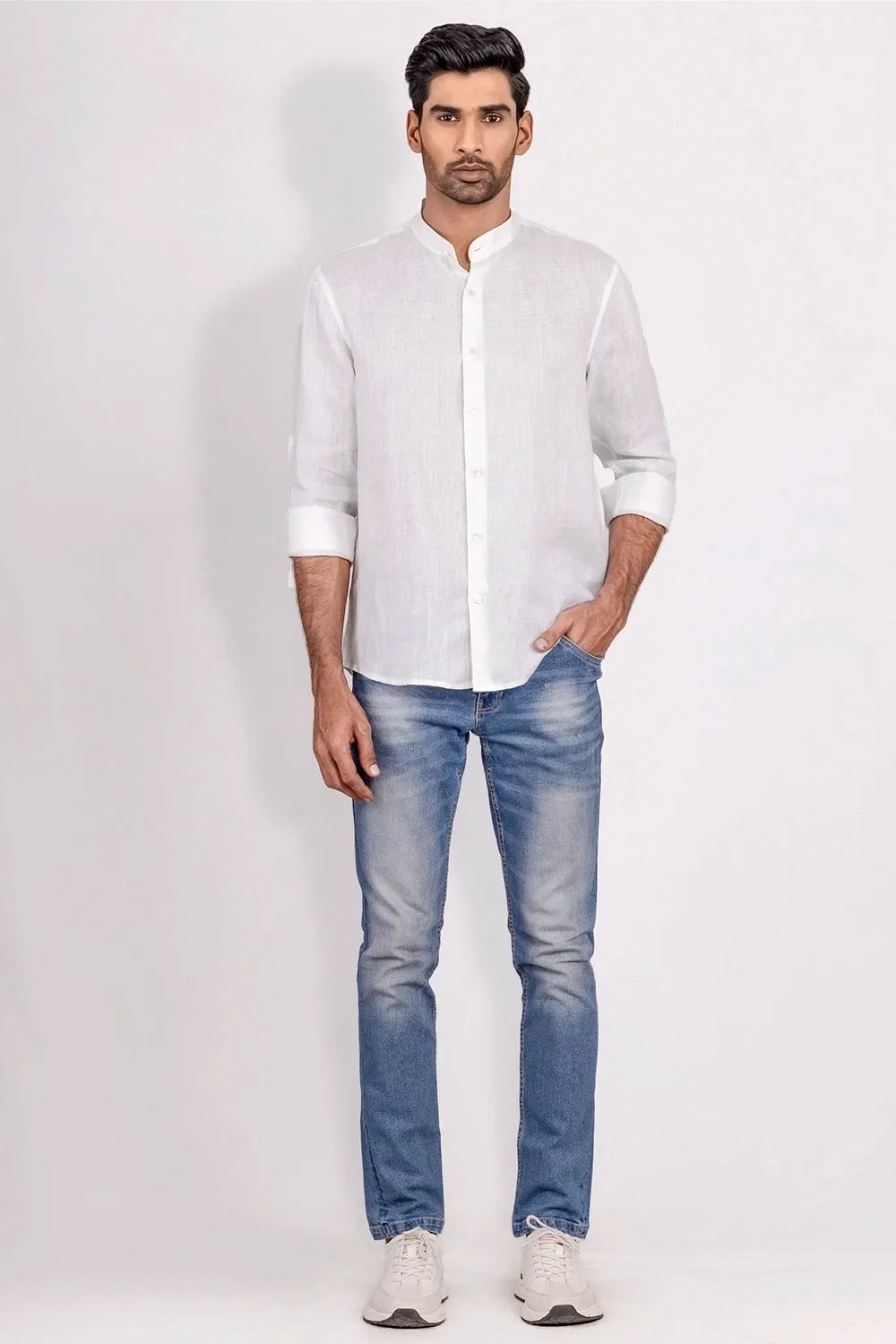 Men's Casual Linen Shirt