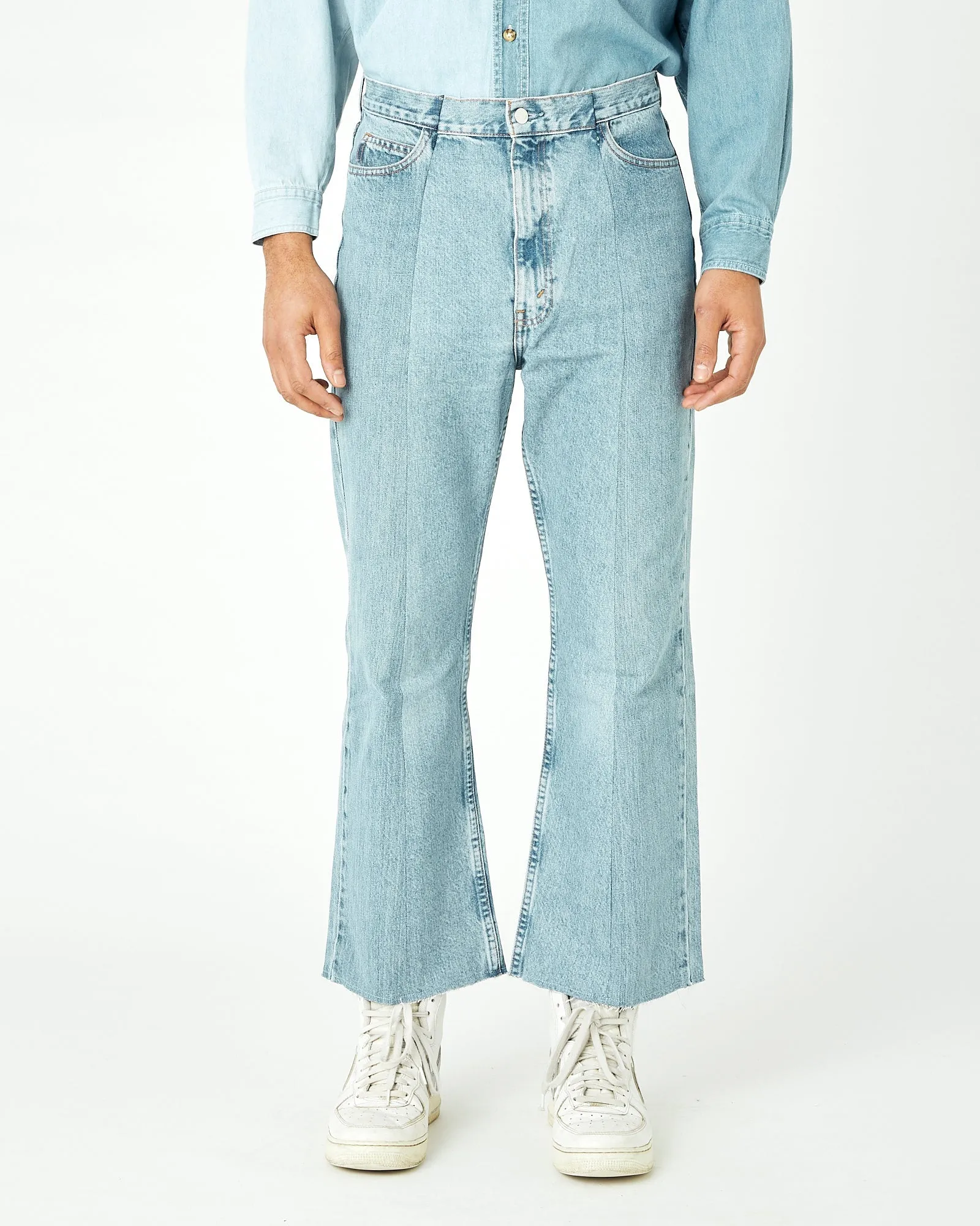 Men's Flare Jean Light Blue