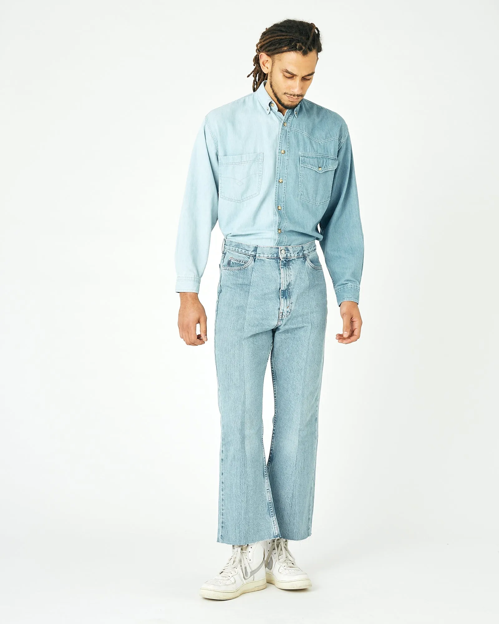 Men's Flare Jean Light Blue