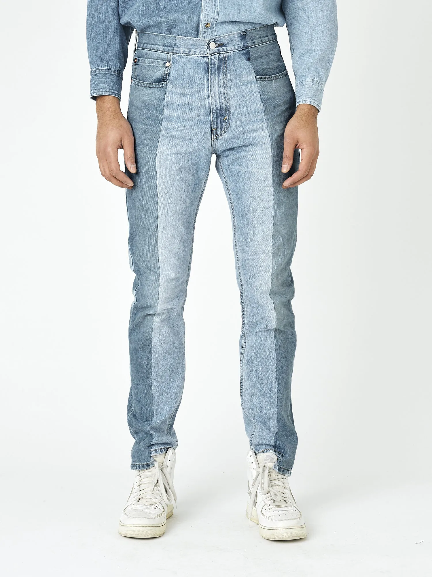 Men's Straight Leg Jean Mid/Light Blue