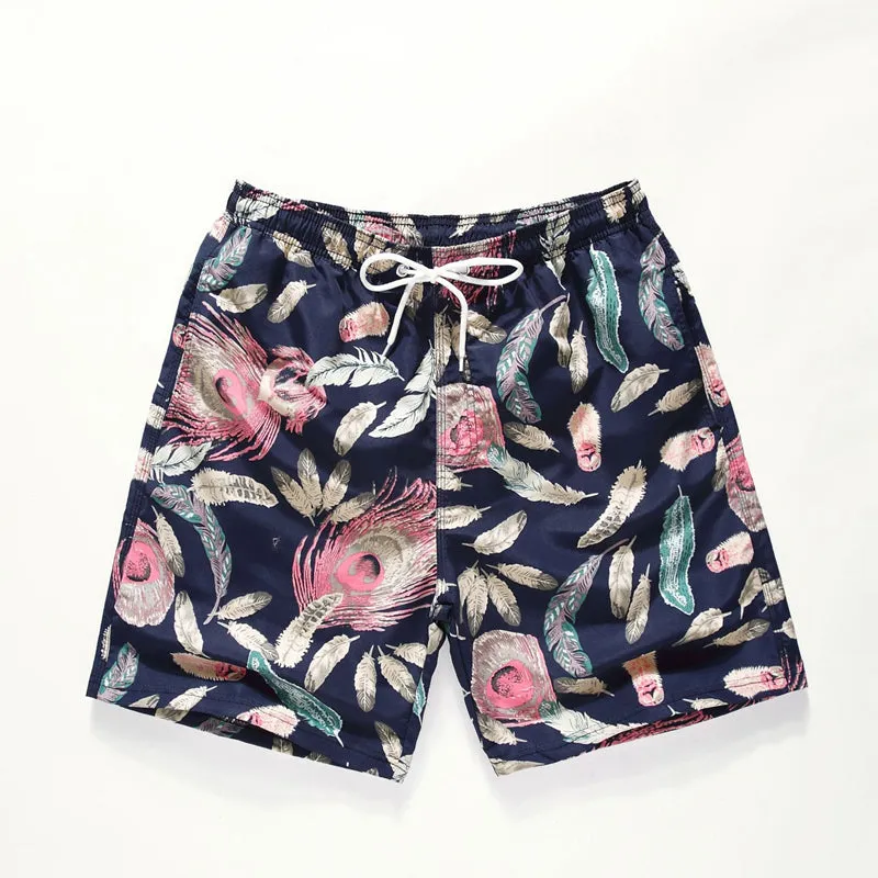 Men's Summer Quick Dry Funny Printing Beach Pants