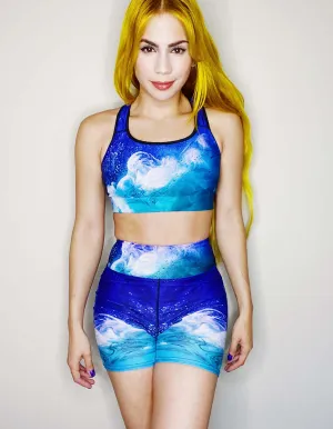 Mermaid Elle's Luminous Seas Sport Top