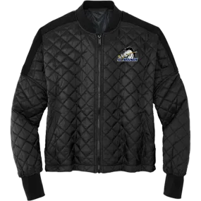 Mid-State Mustangs Mercer Mettle Womens Boxy Quilted Jacket