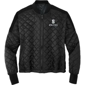 Midd South Athletics Mercer Mettle Womens Boxy Quilted Jacket