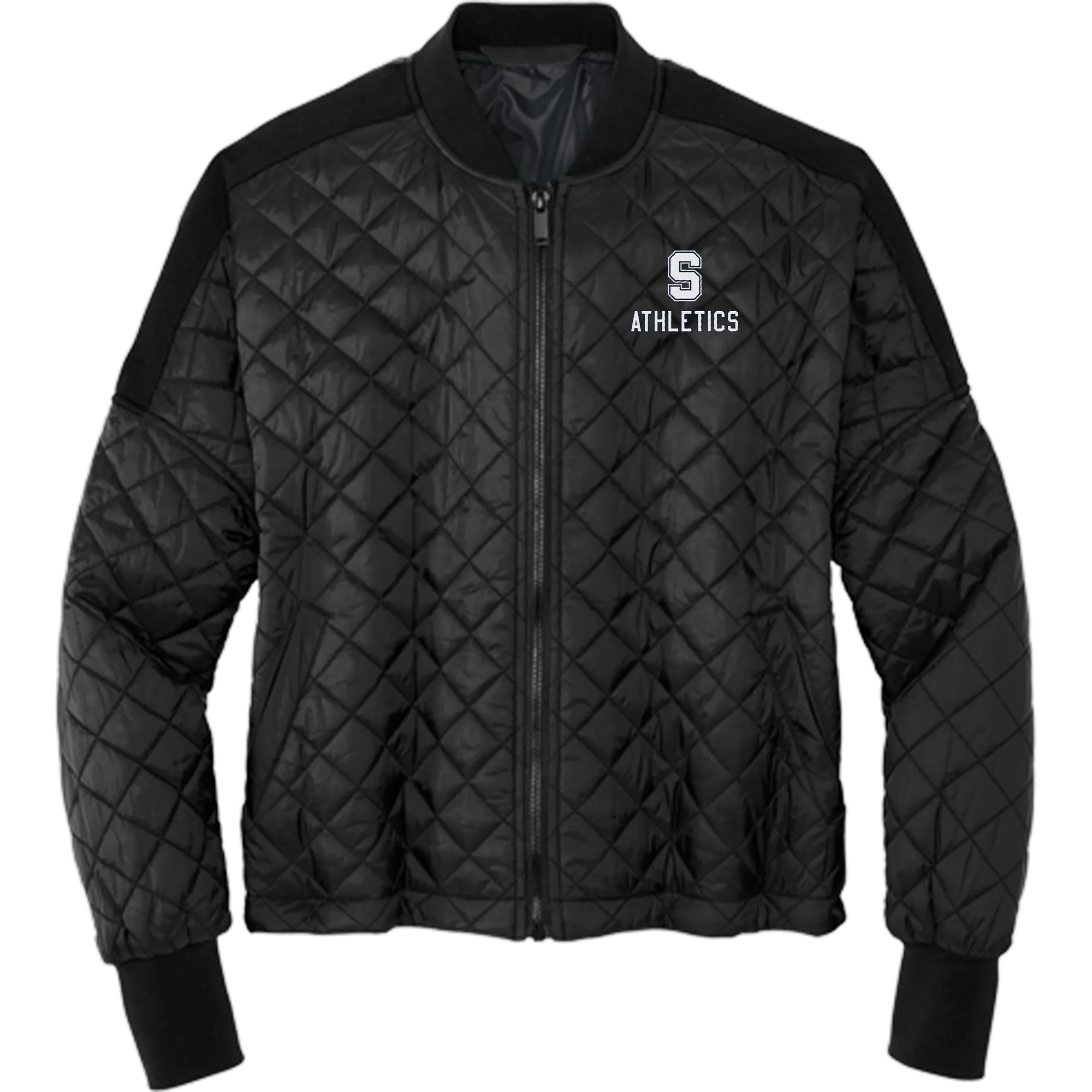 Midd South Athletics Mercer Mettle Womens Boxy Quilted Jacket