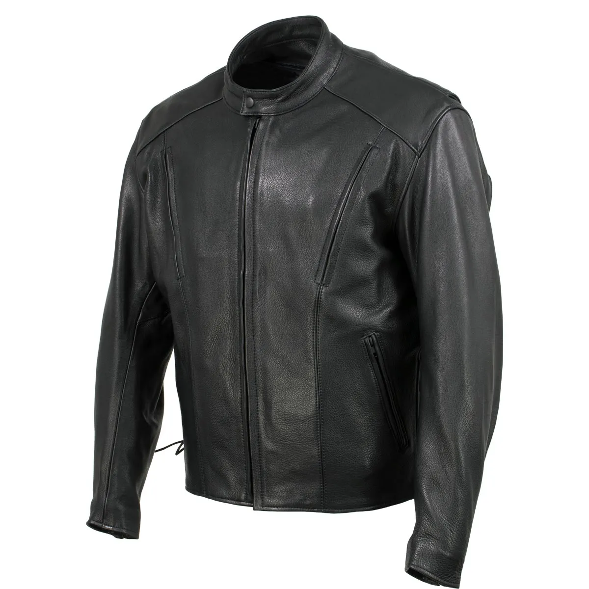 Milwaukee Leather USA MADE MLJKM5002 Men's Black 'Air Stream' Vented