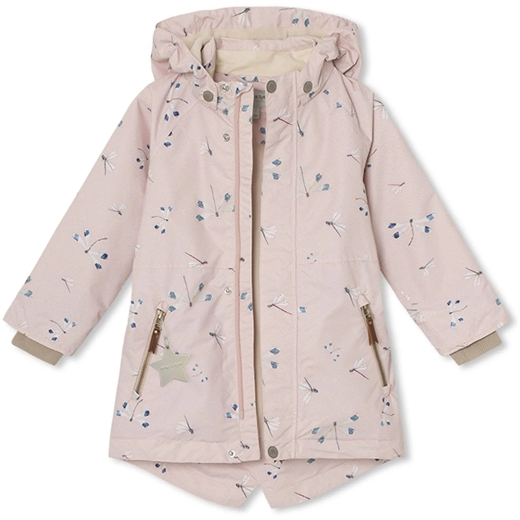 MINI A TURE Vikaya Spring Jacket w/Fleece Lining Summer Pear