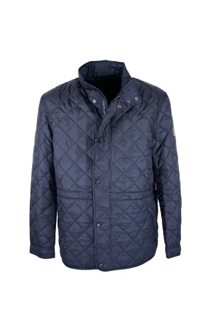 MJ002 - Men's Leiden Quilted Jacket - NAVY